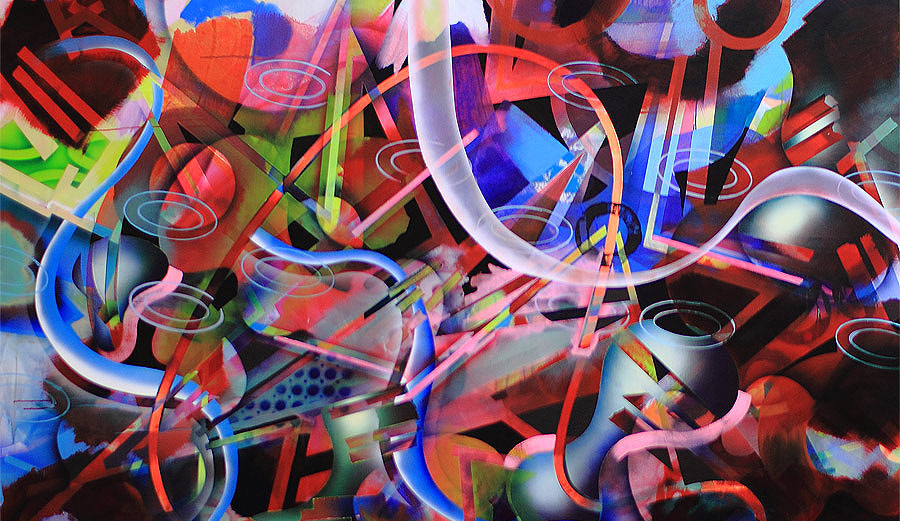 2011 - Modulare Malerei - Öl auf Leinwand - 230 x 230 cm (Ausschnitt)