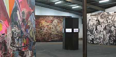 view to the exhibition
